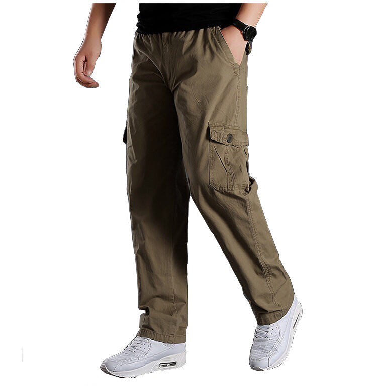 Men’s Outdoor Multi-Pocket Workwear Trousers