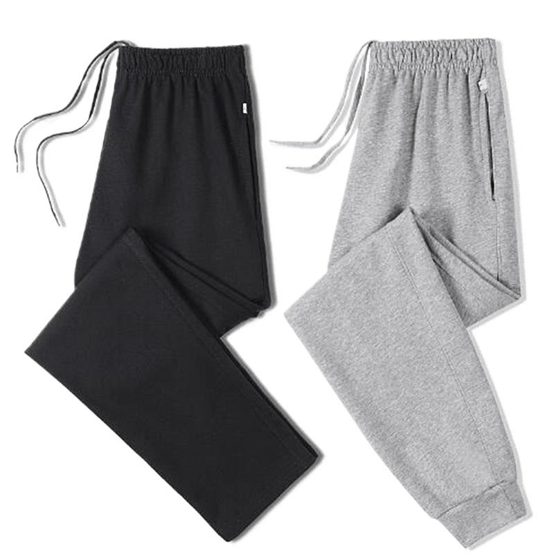 Plus-Size Men’s Loose Cotton Sweatpants