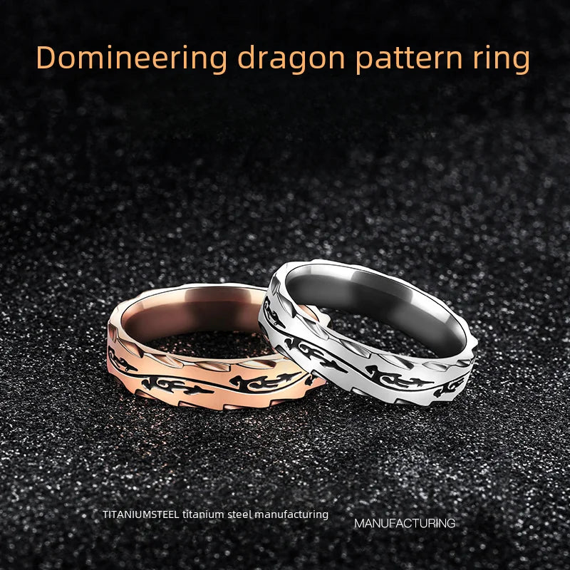 Trendy Titanium Steel Ring – Stylish Index or Pinky Fit