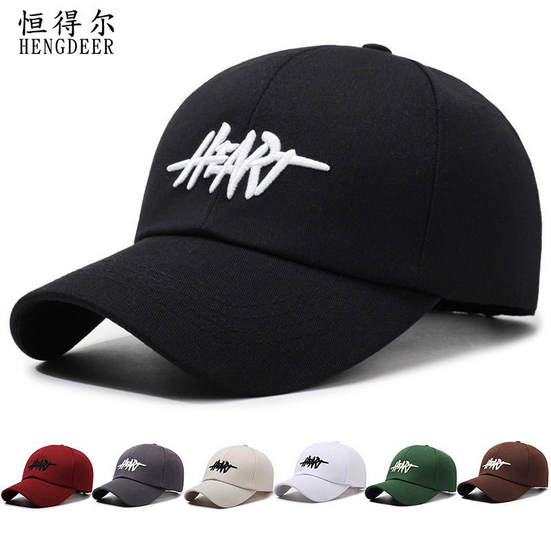 2025 Charcoal Gray Baseball Cap – Unisex Korean Style
