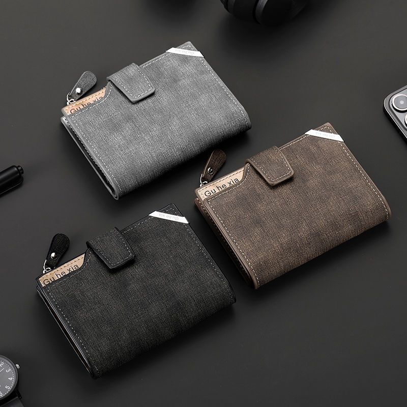 Men’s Simple Short Wallet - Driving License & Card Holder