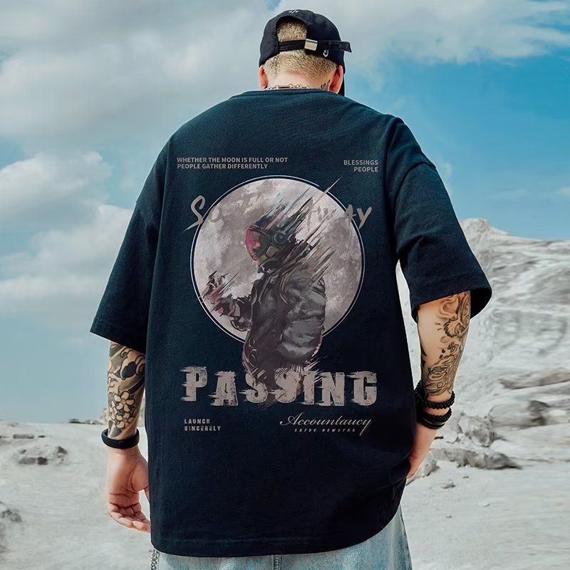 Plus Size Streetwear T-Shirt – Oversized American Style