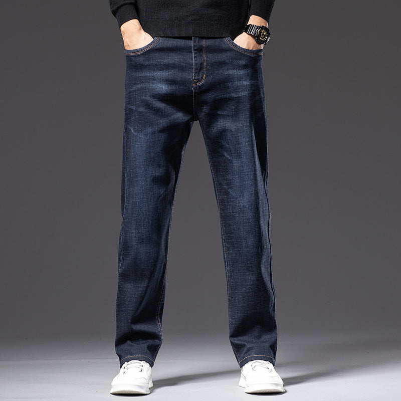Men’s Plus Size Stretch Wide-Leg Jeans 2025