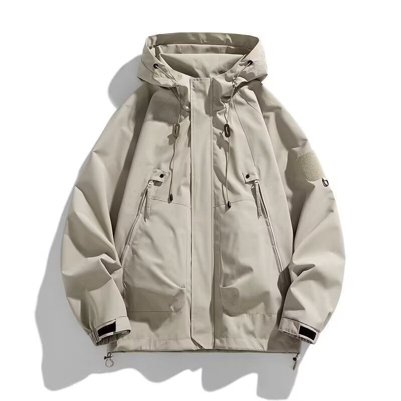 Men’s 2024 Hooded Windproof Waterproof Outdoor Jacket