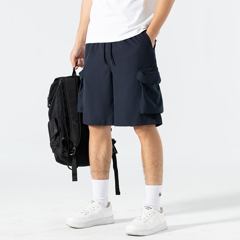 Men's Stretch Overalls Shorts – 2024 Summer Loose Fit