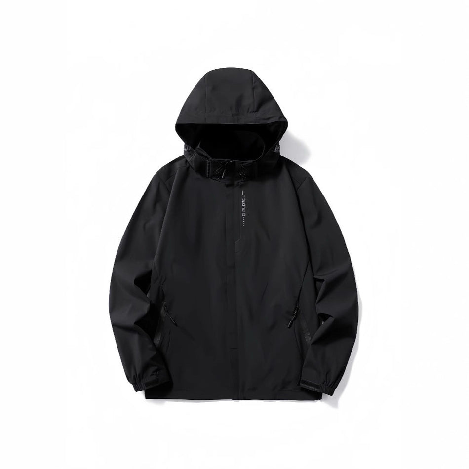 Men’s Hooded Jacket Waterproof Windbreaker for Travel & Outdoors