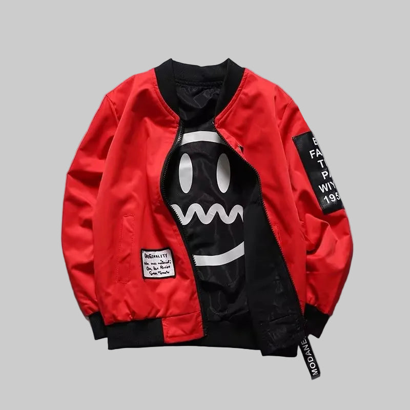 Boys’ 2025 Reversible Spring & Autumn Baseball Jacket