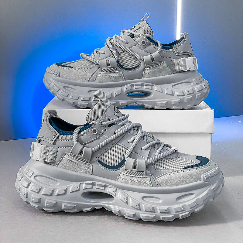 Breathable Thick-Soled Sneakers – Stylish Dad Shoes