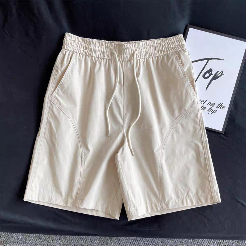 Men's Summer Nylon Quick-Drying Sports Shorts | American Track and Field Style Five-Point Running Half Pants