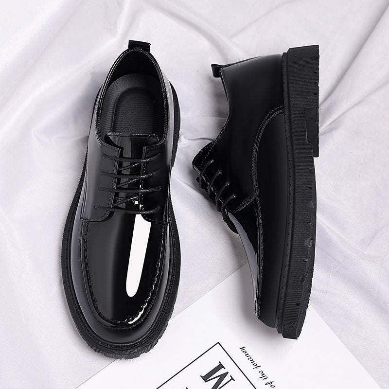 Men’s High-End Leather Bean Shoes