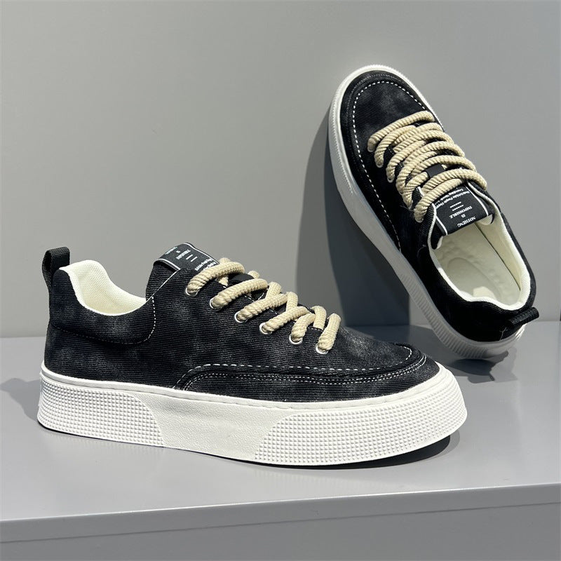 Spring Canvas Sneakers – Soft Bottom & Lightweight