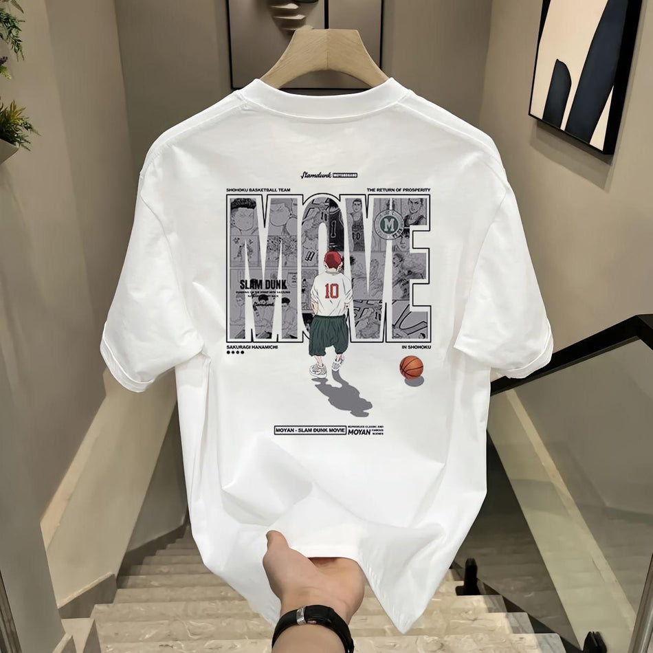Loose Fit Cotton T-Shirt for Men – Summer 2025 Street Style