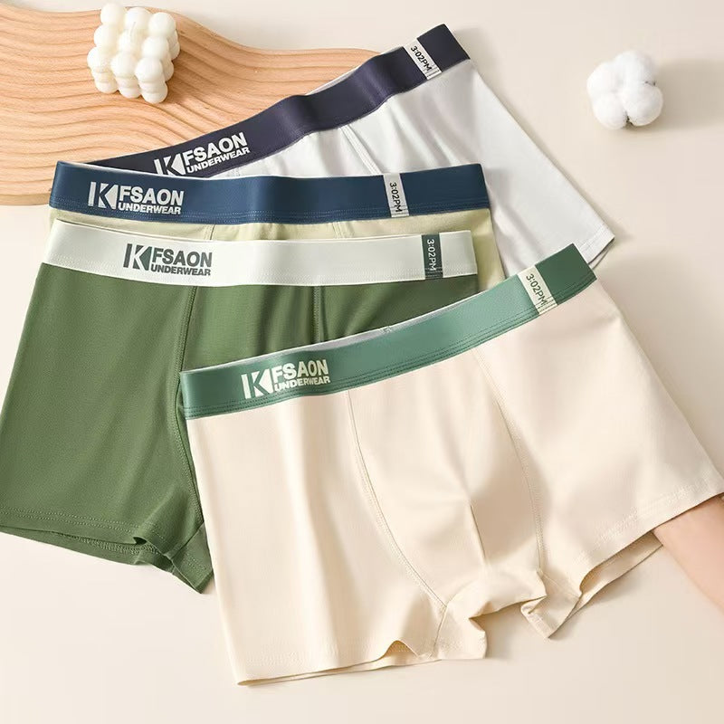 Men’s Fashionable Antibacterial Boxer Briefs