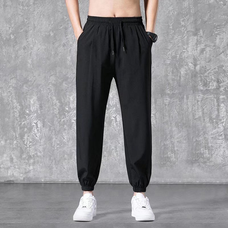 Men's Ice Silk Quick-Dry Relaxed Jogger Pants
