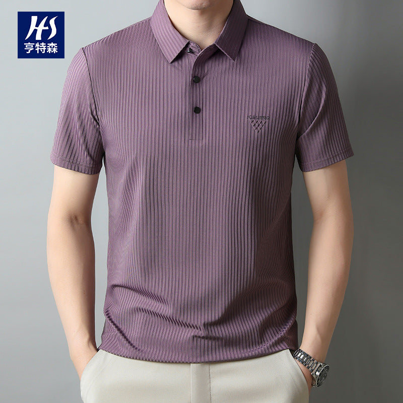 Men’s Stretch Polo Shirt | Traceless Comfort Fit Tee
