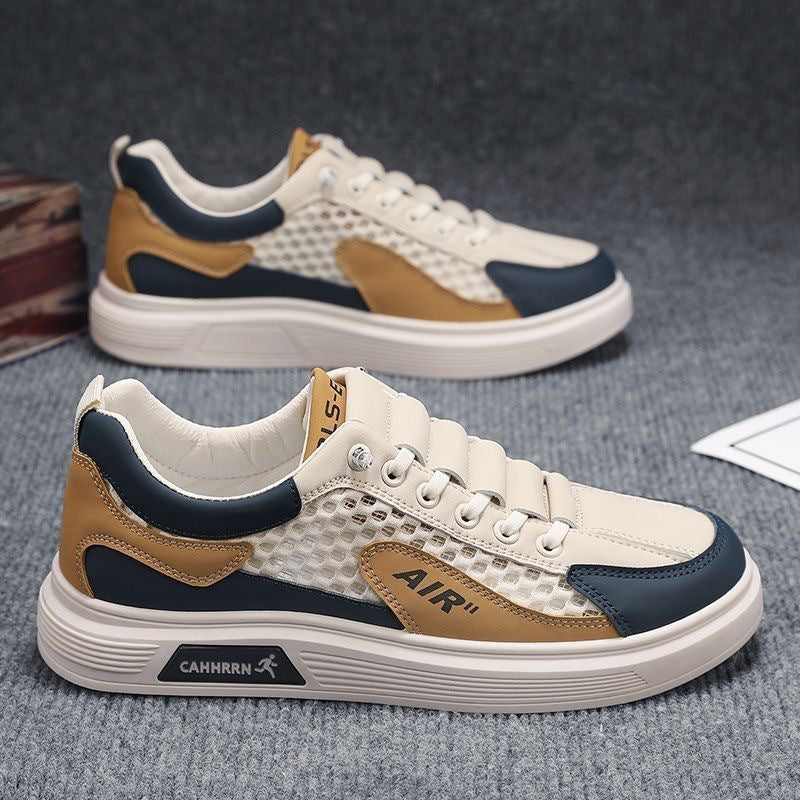 2025 Summer Mesh Slip-On Sneakers – Casual Board Shoes