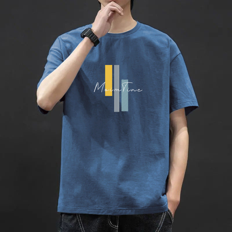 Men’s Korean Loose Fit T-Shirt – Teen Favorite Style