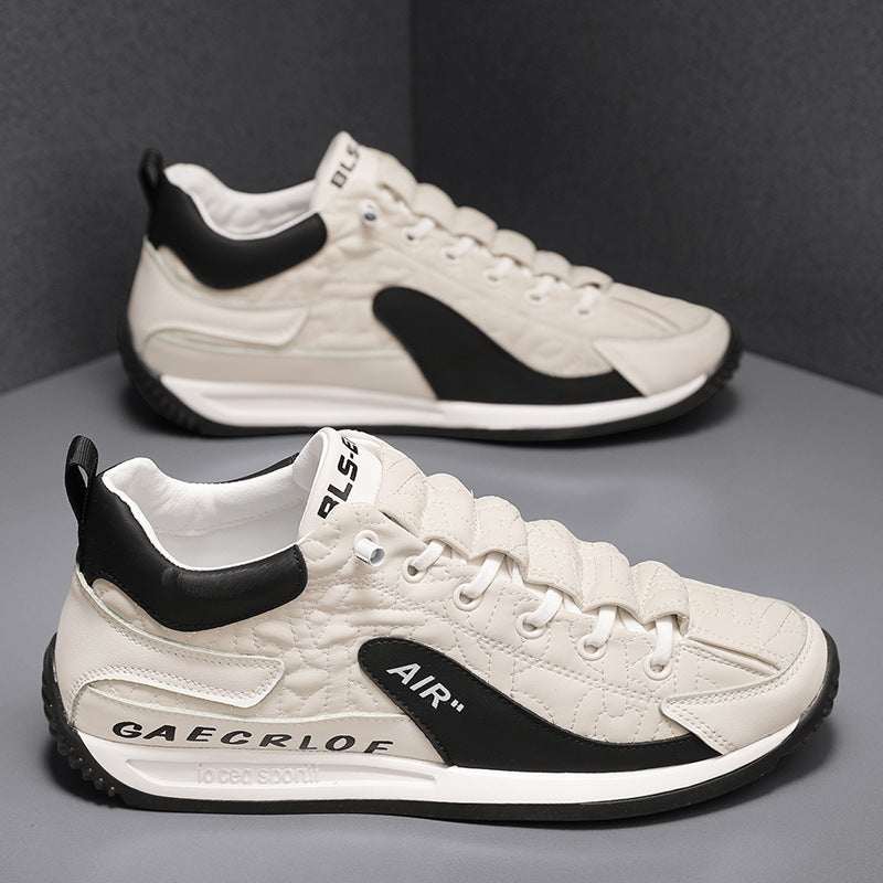 Men’s Korean Style Sneakers | Casual Lace-Up Trainers