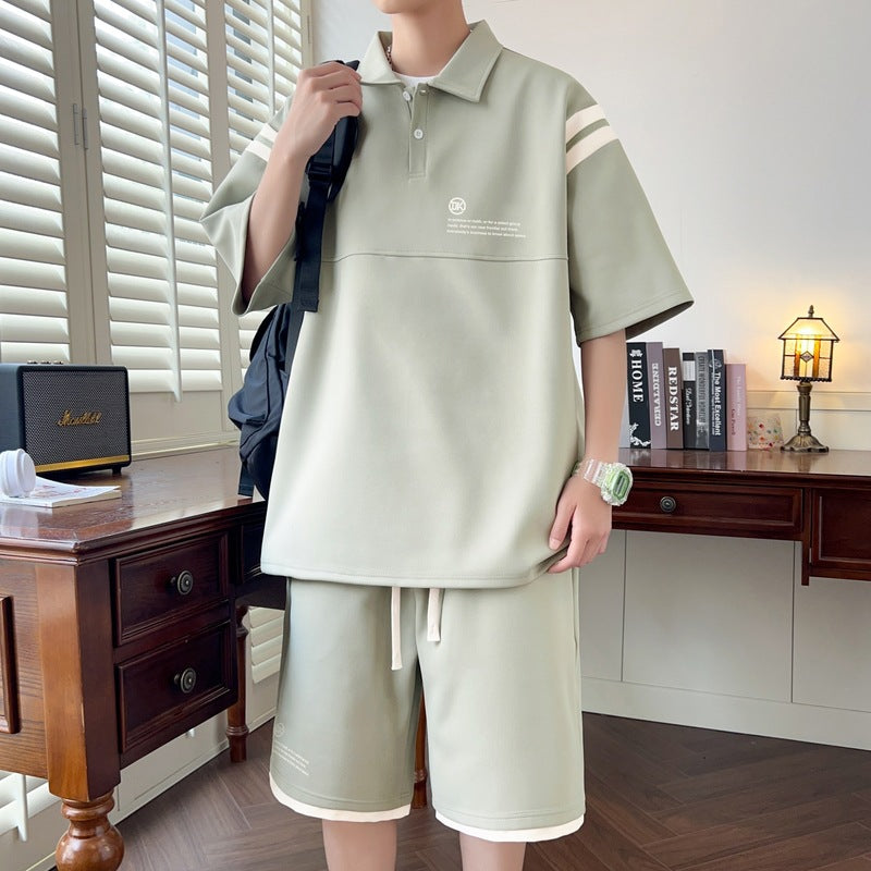2025 Men’s Ice Silk Casual Sports Suit Nepal